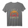 Level 2 Complete 2. Jahrestag Paar T-Shirt – Lustiges Vintage Gaming Design für Ehemann & Ehefrau als Jubiläums- oder Geburtstagsgeschenk