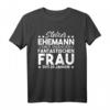 Silberhochzeit 25 Jahre Geschenk für Ehemann - Personalisiertes T-Shirt mit Spruch für den 25. Hochzeitstag & Silberhochzeitsdeko