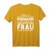 Silberhochzeit 25 Jahre Geschenk für Ehemann - Personalisiertes T-Shirt mit Spruch für den 25. Hochzeitstag & Silberhochzeitsdeko