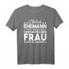 Silberhochzeit 25 Jahre Geschenk für Ehemann - Personalisiertes T-Shirt mit Spruch für den 25. Hochzeitstag & Silberhochzeitsdeko