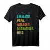 Herren Anlagenmechaniker Ehemann Papa Held Handwerker T-Shirt - Lustiges Geschenk für Industriemeister, Heizungsbauer & Reparaturprofis