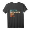 Bester Ehemann seit 2014 T-Shirt – Perfektes Geschenk zum 8. Hochzeitstag & Jahrestag für Ehemänner