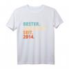 Bester Ehemann seit 2014 T-Shirt – Perfektes Geschenk zum 8. Hochzeitstag & Jahrestag für Ehemänner