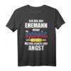 Lustiges Hessensprüche T-Shirt für Ehemänner | Hessen Landesfarben & Wappen | Originelles Geschenk für Hessinnen und Hessen-Fans