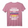 Lustiges Hessensprüche T-Shirt für Ehemänner | Hessen Landesfarben & Wappen | Originelles Geschenk für Hessinnen und Hessen-Fans