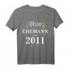 Herren Geschenk zur Rosenhochzeit 2021 – Bester Ehemann seit 2011 T-Shirt für Jubiläum, Jahrestag & Hochzeitstag