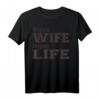 Herren T-Shirt HAPPY WIFE HAPPY LIFE - Lustiges Geschenk für Ehemann, Hochzeitstag, Weihnachten, Vatertag & Geburtstag