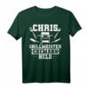 Vatertag Lustig Grillen T-Shirt für Chris - Humorvolles Grillmeister-Shirt als Geschenk für Ehemann, Vater & Grillfan