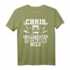 Vatertag Lustig Grillen T-Shirt für Chris - Humorvolles Grillmeister-Shirt als Geschenk für Ehemann, Vater & Grillfan