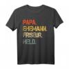 Herren Papa Ehemann Friseur Held - Der Herr Der Schere T-Shirt für stolze Väter und Friseure, perfekt als Geschenk
