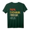 Herren Papa Ehemann Friseur Held - Der Herr Der Schere T-Shirt für stolze Väter und Friseure, perfekt als Geschenk