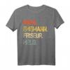 Herren Papa Ehemann Friseur Held - Der Herr Der Schere T-Shirt für stolze Väter und Friseure, perfekt als Geschenk