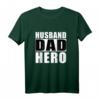 HapDeer T-Shirt für Ehemann, Vater & Superheld - Lustiges Geschenk für Vatertag, Geburtstag & den besten Papa der Welt