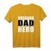 HapDeer T-Shirt für Ehemann, Vater & Superheld - Lustiges Geschenk für Vatertag, Geburtstag & den besten Papa der Welt