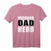 HapDeer T-Shirt für Ehemann, Vater & Superheld - Lustiges Geschenk für Vatertag, Geburtstag & den besten Papa der Welt
