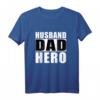 HapDeer T-Shirt für Ehemann, Vater & Superheld - Lustiges Geschenk für Vatertag, Geburtstag & den besten Papa der Welt