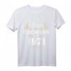 Geschenk zur Goldenen Hochzeit 2021 - Bester Ehemann seit 1971 T-Shirt, Partnerlook & Jubiläumsgeschenk für Ehepartner