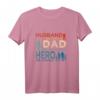 Herren HapDeer T-Shirt – Lustiges Hero Dad Shirt für Väter, Ehemänner und Papas zum Geburtstag, Vatertag und als Geschenk