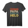 Ehemann Papa Beschützer Held T-Shirt – Persönliches Vatertagsgeschenk für den besten Papa & Ehemann