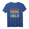Ehemann Papa Beschützer Held T-Shirt – Persönliches Vatertagsgeschenk für den besten Papa & Ehemann