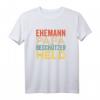 Ehemann Papa Beschützer Held T-Shirt – Persönliches Vatertagsgeschenk für den besten Papa & Ehemann