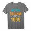 Herren Geschenk zur Silberhochzeit 2020 - Bester Ehemann seit 1995 T-Shirt als lustige Partnerlook-Idee zum Jahrestag