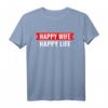 Happy Wife Happy Life T-Shirt für Ehemänner – Lustiges Spruch-Shirt als Geschenk für gute Ehemänner, humorvolles T-Shirt für Männer
