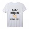 Herren Ehemann 2019 Geschenk zum 1. Hochzeitstag T-Shirt – Romantisches Liebesgeschenk für den Ehemann