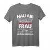 Vorsicht polnische Frau - Lustiges Polen Ehemann Polin T-Shirt für Hochzeit, Jahrestag, Weihnachten & Geburtstag