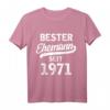 Herren Geschenk zur Goldenen Hochzeit 2021 – Bester Ehemann seit 1971 T-Shirt, Partnerlook & Jubiläumsgeschenk für Ehepaar