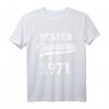 Herren Geschenk zur Goldenen Hochzeit 2021 – Bester Ehemann seit 1971 T-Shirt, Partnerlook & Jubiläumsgeschenk für Ehepaar
