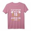 Ehemann Ehefrau 15. Hochzeitstag Kristallhochzeit T-Shirt mit lustigem Spruch – Perfektes Geschenk zum Jahrestag