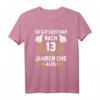 Ehemann Ehefrau 13. Hochzeitstag Veilchenhochzeit T-Shirt - Lustiges Geschenk mit Spruch für den Jahrestag