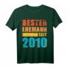 Herren Geschenk zur Rosenhochzeit 2020 – Bester Ehemann seit 2010 T-Shirt, lustiges Partnerlook Outfit & Jahrestagsgeschenk für Ehemann