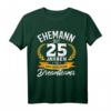 Lustiges Silberhochzeit T-Shirt für Ehemann seit 25 Jahren – Perfektes Geschenk für Jubiläum, Braut und Bräutigam