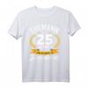 Lustiges Silberhochzeit T-Shirt für Ehemann seit 25 Jahren – Perfektes Geschenk für Jubiläum, Braut und Bräutigam