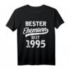 Herren Geschenk zur Silberhochzeit 2020 - Bester Ehemann seit 1995 T-Shirt, Partnerlook Outfit & lustige Jahrestagsgeschenkidee