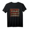 Lustiges Vatertags T-Shirt für Papa - Grillchef, Poolboy, Saunameister & Superheld mit coolem Garten- und BBQ-Motiv