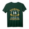 Herren 14. Hochzeitstag Elfenbeinhochzeit T-Shirt – Romantisches Geschenk für Ehemann zum Jubiläum & Feier des 14. Ehejubiläums