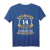 Herren 14. Hochzeitstag Elfenbeinhochzeit T-Shirt – Romantisches Geschenk für Ehemann zum Jubiläum & Feier des 14. Ehejubiläums