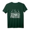 Ey ganz ehrlich? Halt die Fresse! Sarkastisches Damen T-Shirt - Witziges Geschenk für Freunde, Kollegen & Miesmuffel