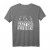 Ey ganz ehrlich? Halt die Fresse! Sarkastisches Damen T-Shirt - Witziges Geschenk für Freunde, Kollegen & Miesmuffel