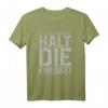 Ey ganz ehrlich? Halt die Fresse! Sarkastisches Damen T-Shirt mit frechem Spruch – Perfektes Geschenk für Freunde, Kollegen und Miesmuffel