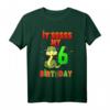 Schlange Reptilien Geburtstag T-Shirt für 6-Jährige - Perfekt für Tierliebhaber, Reptilienfans & unvergessliche Kindergeburtstage