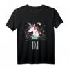 Kinder Einhorn Pferd Name Ida Mädchen Geschenk T-Shirt – Personalisierte Kinderkleidung für Einhorn- und Pony-Liebhaberinnen