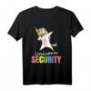 Einhorn Sicherheit Unicorn Security T-Shirt - Buntes, klassisch geschnittenes Fantasy-Design für Kinder und Einhorn-Fans