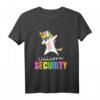 Einhorn Sicherheit Unicorn Security T-Shirt - Buntes, klassisch geschnittenes Fantasy-Design für Kinder und Einhorn-Fans