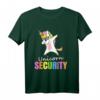 Einhorn Sicherheit Unicorn Security T-Shirt - Buntes, klassisch geschnittenes Fantasy-Design für Kinder und Einhorn-Fans
