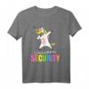 Einhorn Sicherheit Unicorn Security T-Shirt - Buntes, klassisch geschnittenes Fantasy-Design für Kinder und Einhorn-Fans