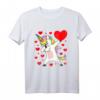 Einhorn Herz Valentinstag T-Shirt - Dabbing Unicorn Heart, niedliches und trendiges Geschenk zum Valentinstag